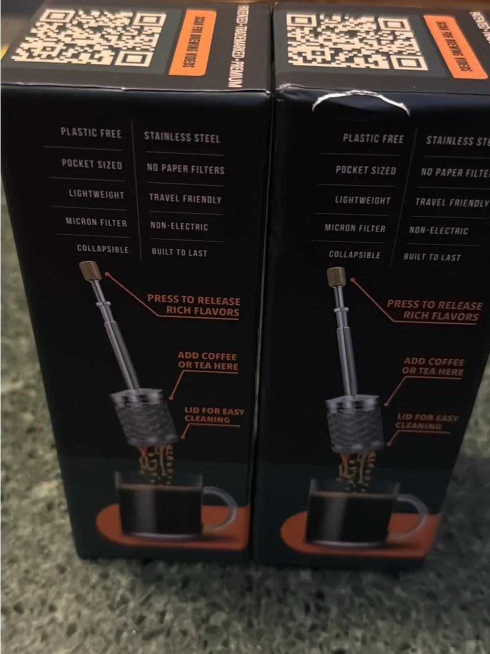 Micro-French Press – Silver